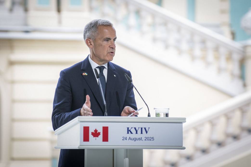 Канадският премиер Марк Карни в Киев